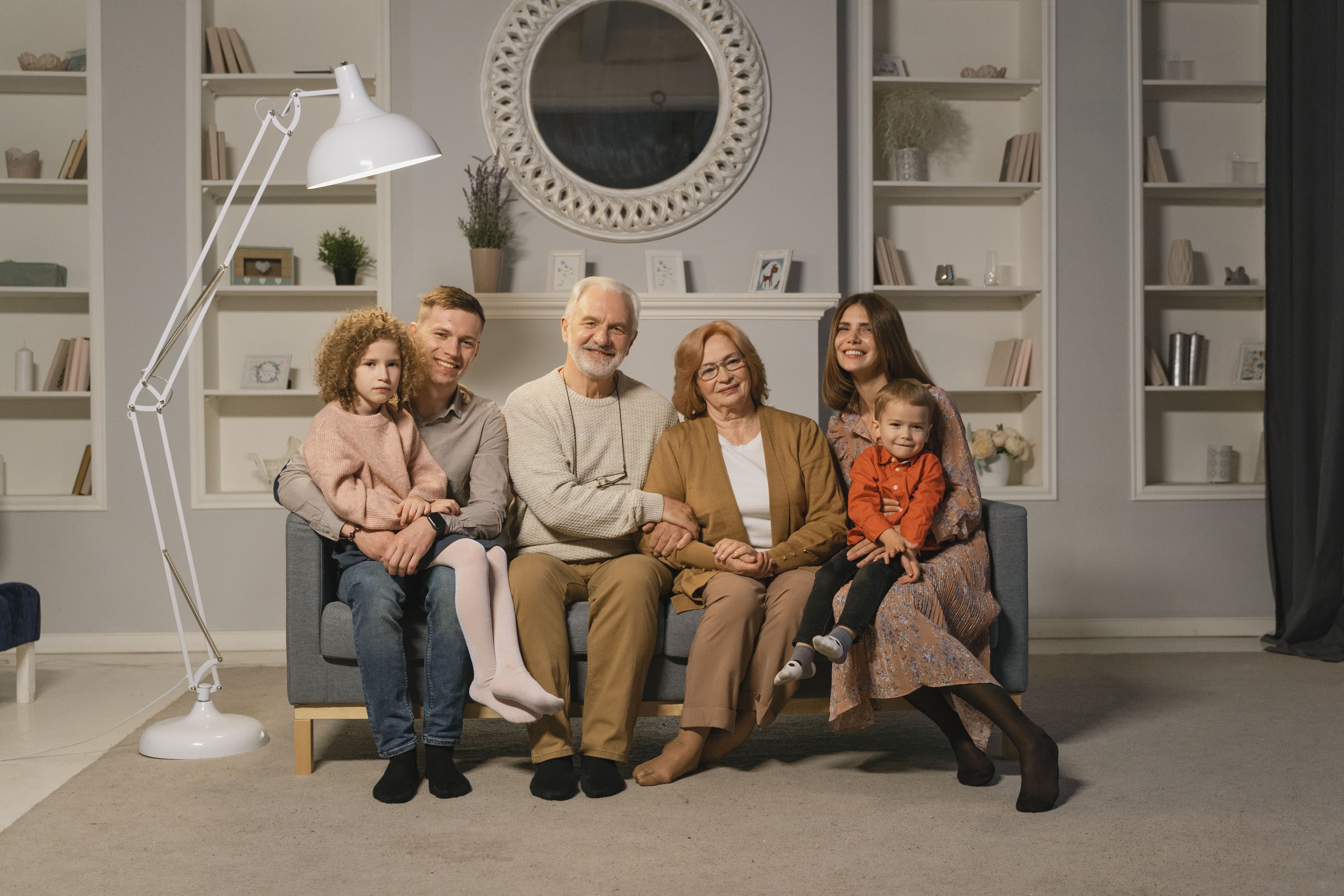 Family spending meaningful time together